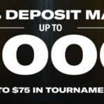 BetMGM Poker Welcome Offer. You will receive a 100% first-time deposit match of up to $1,000. In addition, you can receive up to $75 in BetMGM Tournament Tickets.